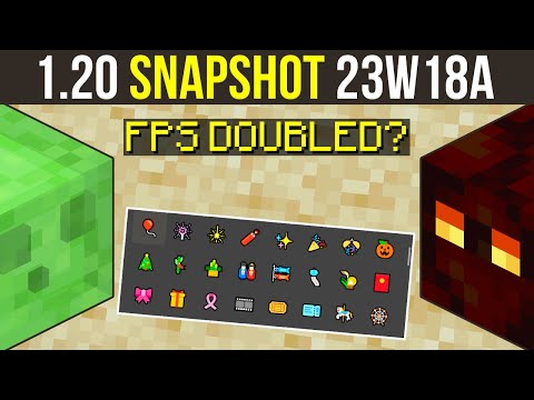 Minecraft 1.20 Snapshot 23W18A - I Doubled My FPS! New Lighting Engine