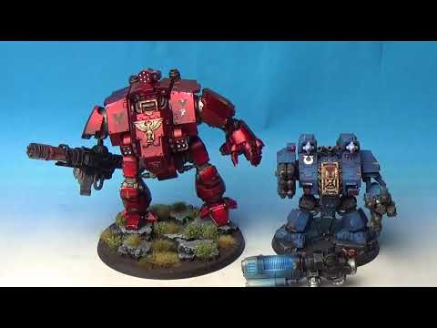 Warhammer 40k Primaris Redemptor Dreadnought - Blood Angels Candy Red