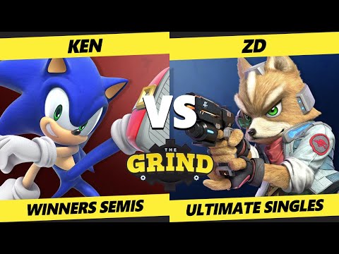 Pre-Glitch Grind  - KEN (Sonic, Dr Mario) Vs. ZD (Fox) Smash Ultimate Tournament
