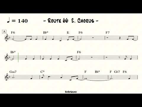Route 66 Backing Track For Bass