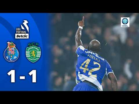 A wild finish to the top match! Fofana scores on his debut | FC Porto - Sporting Lisbon