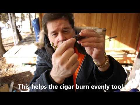 How To Light A Pyramid Shaped Cigar!