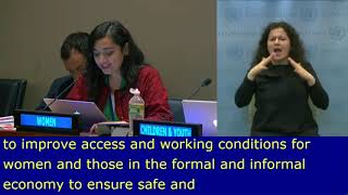 Maha Islam's Intervention at HLPF 2019: http://webtv.un.org