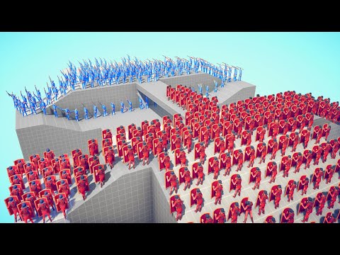 100x RANGED ARMY 🔥 vs 🔥 100x SHIELD ARMY TOURNAMENT / Totally Accurate Battle Simulator ( TABS )
