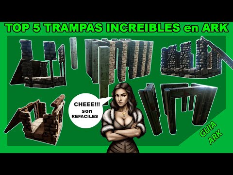 ✔️  [TOP 5] TRAMPAS para ATRAPAR DINOSAURIOS en ARK SURVIVAL EVOLVED ESPAÑOL [FÁCIL!!! 2023] ✔️