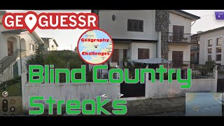 Geoguessr - BLIND Country Streaks
