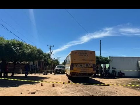 🚨Jogo do B1ch0. Criança de 8 anos morre atropelada por ônibus escolar. Barra do Mendes 01.05.2024
