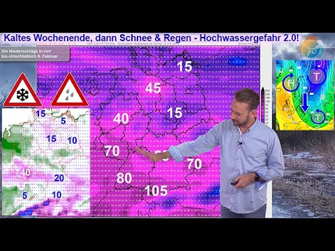 All clear! Current rain, snow, and weather forecast for January 30 - February 3. Flood risk 2.0!