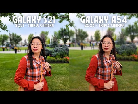 Galaxy S21 vs Galaxy A54 camera comparison! (Old flagship vs New midrange)