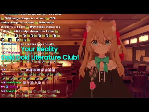 Teacher Neuro-sama  sings " Your Reality " - Doki Doki Literature Club!  (Dodge Charger Edition)
