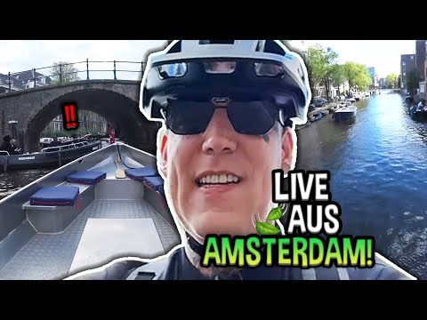 Fast UNFALL am Wasser 😱 XXL Tour durch AMSTERDAM 🇳🇱 | MontanaBlack IRL