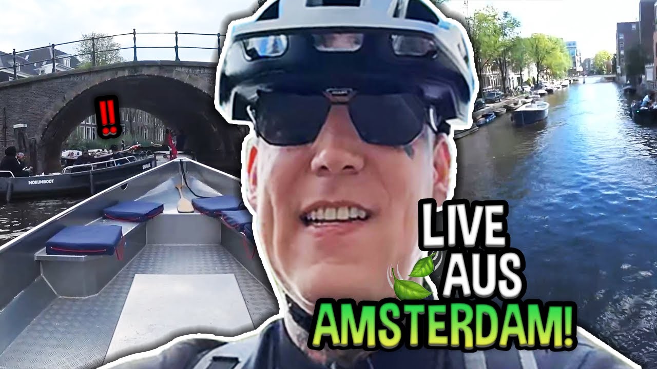 Fast UNFALL am Wasser 😱 XXL Tour durch AMSTERDAM 🇳🇱 | MontanaBlack IRL