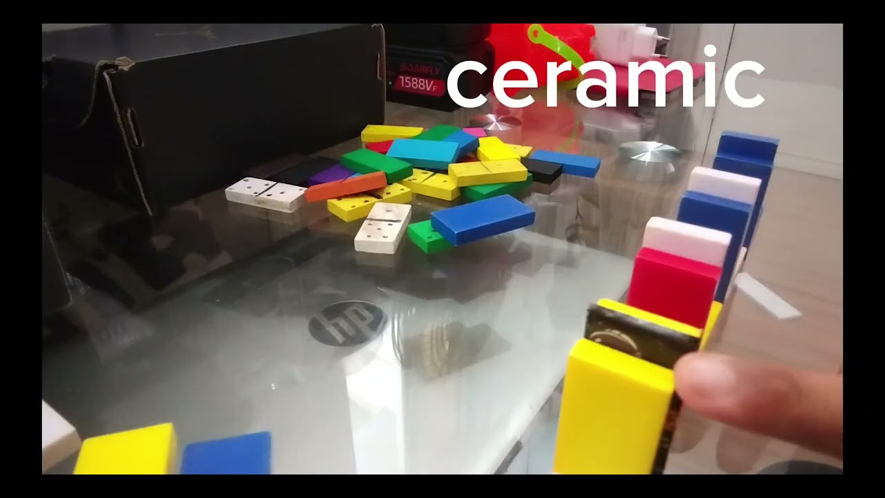 Wooden dominoes vs Plastic dominoes vs Ceramic dominoes