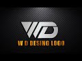WD Letter Logo Desing Pixellab How To Make On Logo Pixellab Professional Logo Desing Pixellab