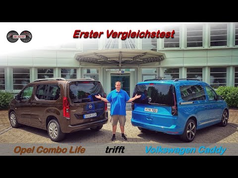 VW Caddy oder Opel Combo Life // Wer ist der bessere Hochdachkombi?! Test - Vergleich - Review