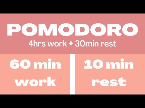 Pomodoro Technique 60/10 - Pomodoro Timer