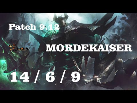 League of Legends | MORDEKAISER vs SYNDRA Mid Game Play - Patch 9.12 Ranked