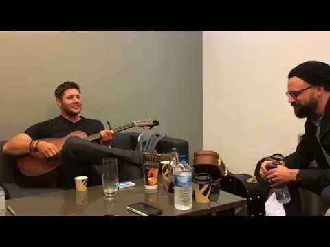 Jensen Ackles: jam session with Billy Moran and Rob Benedict