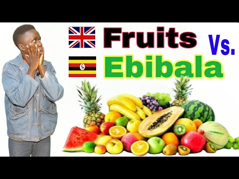 Fruits in Luganda | Lesson 17: Learn English and Luganda