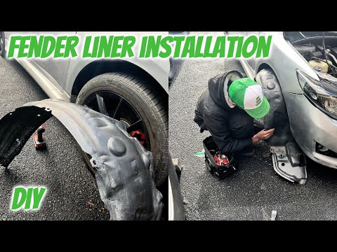How To Install Fender Liner - Toyota Corolla 2008-2013 I DIY