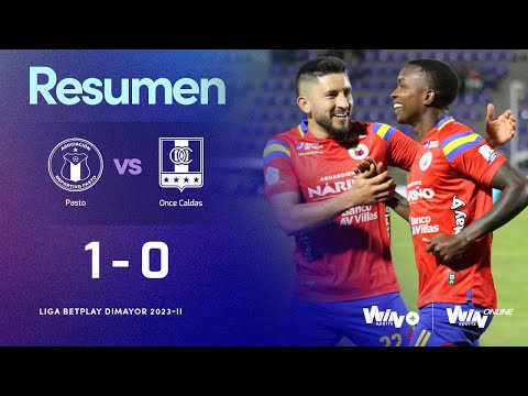 Pasto vs. Once Caldas (resumen y goles) | Liga BetPlay Dimayor 2023- 2 |  Fecha 8