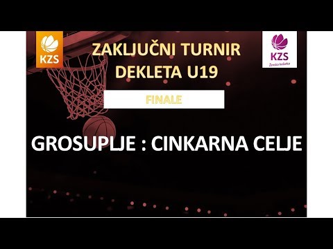 F4ŽU19 - Grosuplje : Cinkarna Celje - finale - Sezona 2017/18