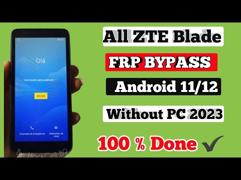 All ZTE Blade Frp Bypass Without Pc 2023 | Android 11 12 Frp Bypass Without pc