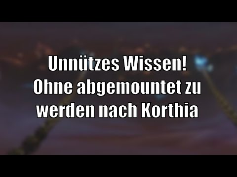 Unnützes Wissen: Durchs Korthia-Portal, ohne abgemountet zu weden [World of Warcraft: Shadowlands]