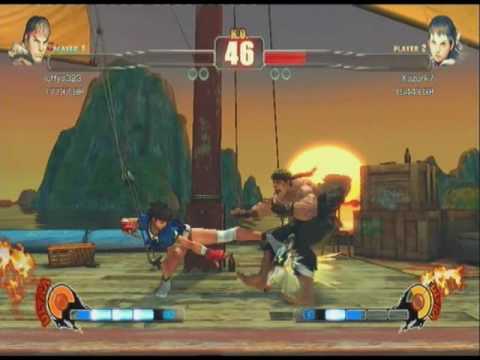 SF4 G1 match 2 - Kazurk7(Sakura) v (Ryu)