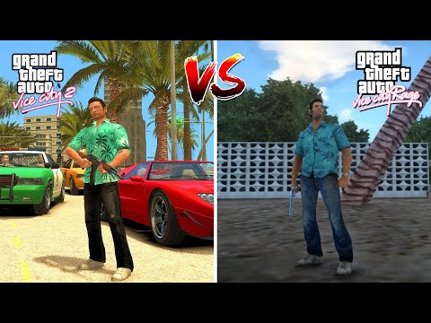 GTA VICE CITY 2 vs GTA VICE CITY RAGE 😱 FULL COMPARISON