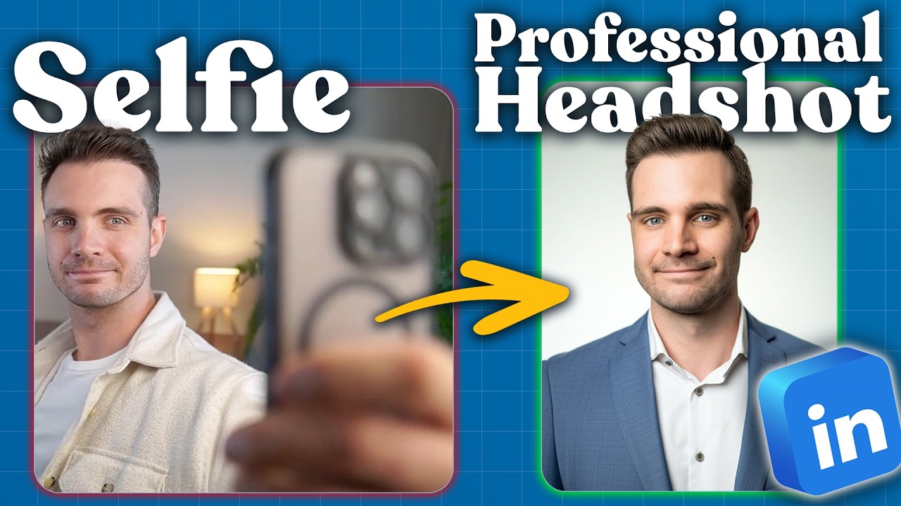 Create Professional Linkedin Profile Picture for FREE with AI (Google AI Studio Tutorial)