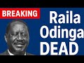 BREAKING Raila Odinga Dead At 80 Collapses In India During Morning Walk