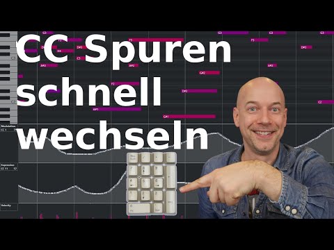 Controller Spuren in Cubase per Tastatur-Befehl schnell wechseln