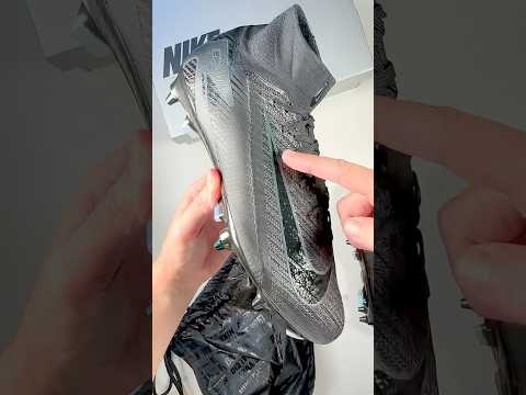 ASMR 🔥 New Nike Black Mercurial #footballboots #soccercleats #asmr #asmrsounds #cleats