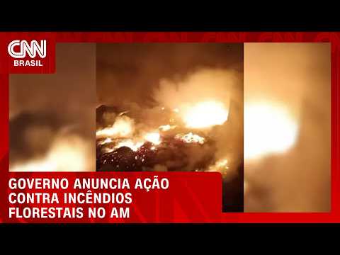 Governo anuncia ação contra incêndios florestais criminosos no AM | LIVE CNN