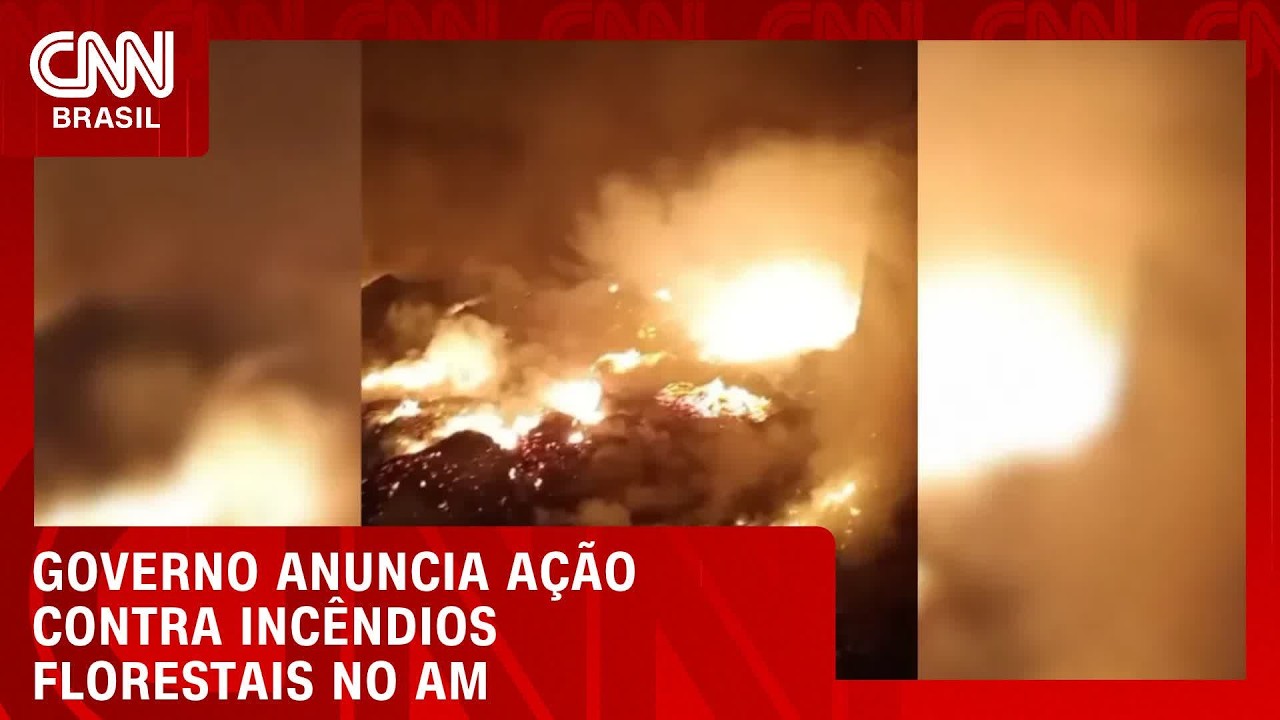 Governo anuncia ação contra incêndios florestais criminosos no AM | LIVE CNN