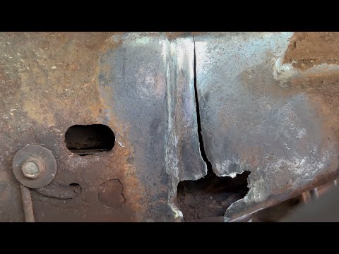 Welding cracked truck frame (repair)