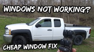 Windows Not Working? Easy Silverado Window Fix - Window Door Switch
