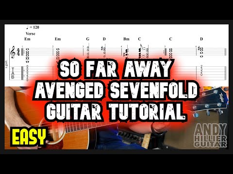 So Far Away · Avenged Sevenfold Guitar tutorial lesson