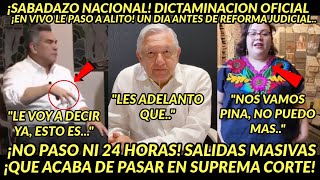 SABADAZO NACIONAL! URGENTE SALIDAS MASIVAS DE SUPREMAA CORTEE SE TERMINO PINA ALITO NO PUDO MAS HOY
