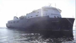 preview picture of video 'Fährschiff M/F Watling Street in Travemünde'