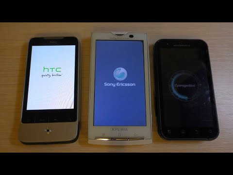 HTC vs Sony Ericsson vs Motorola Bootanimation