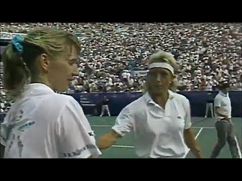Steffi Graf vs Martina Navratilova 1989 US Open Final Highlights