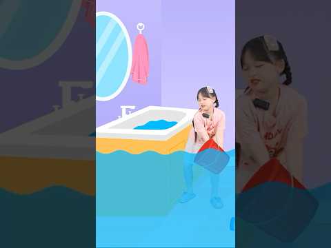 Hoạt hình tiếng Anh: Mimi lại gây họa nữa rồi – Turn Off the Tap, Mimi #kids #education #shorts