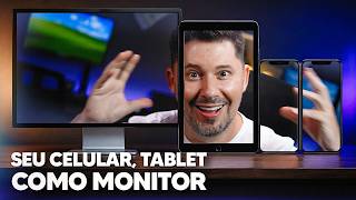 Como Transformar Celular ou Tablet em Segundo Monitor (100% GRÁTIS)