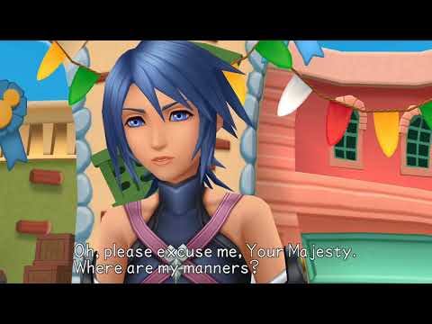 Kingdom Hearts Birth by Sleep Final Mix Theater Mode Scene 221- Aqua Is Number One
