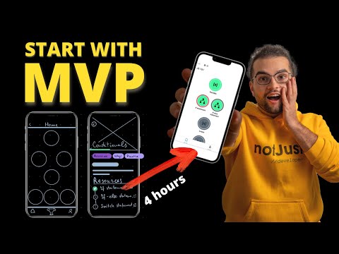 Start with an MVP and validate your Startup quickly