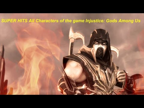 SUPER HITS All Characters of the game Injustice: Gods Among Us