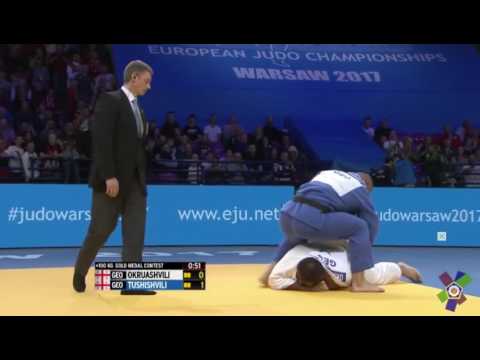 OKRUASHVILI Adam GEO vs TUSHISHVILI Guram GEO +100 kg  Final  Warsaw 2017 1