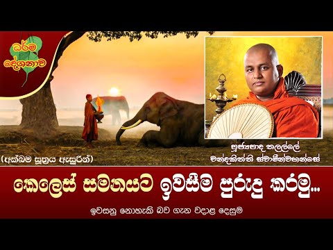 Ven Thalalle Chandakitthi Thero | 2022-08-08 | 10:00 AM (කෙලෙස් සමනයට ඉවසීම පුරුදු කරමු...)